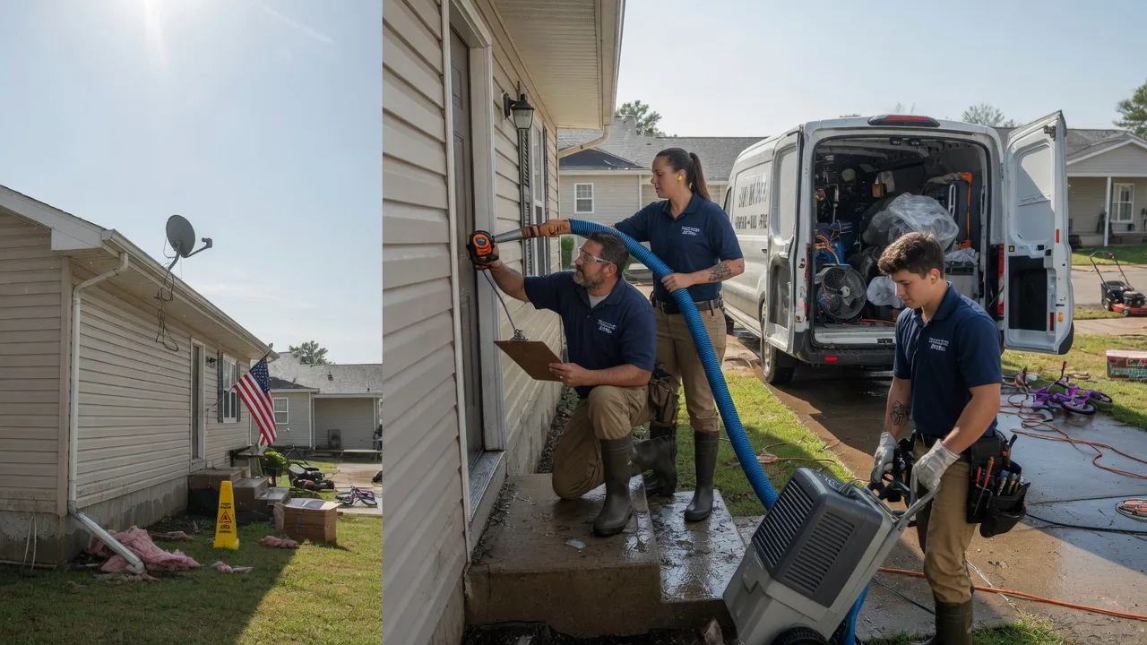 Ceiling Water Damage Restoration in Avoca, IN near me